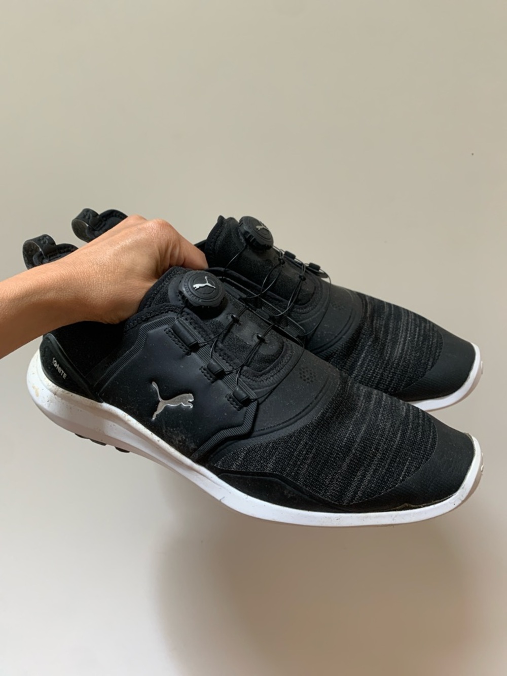 PUMA Ignite Golf Shoes Spikeless Black - Men's Size 12